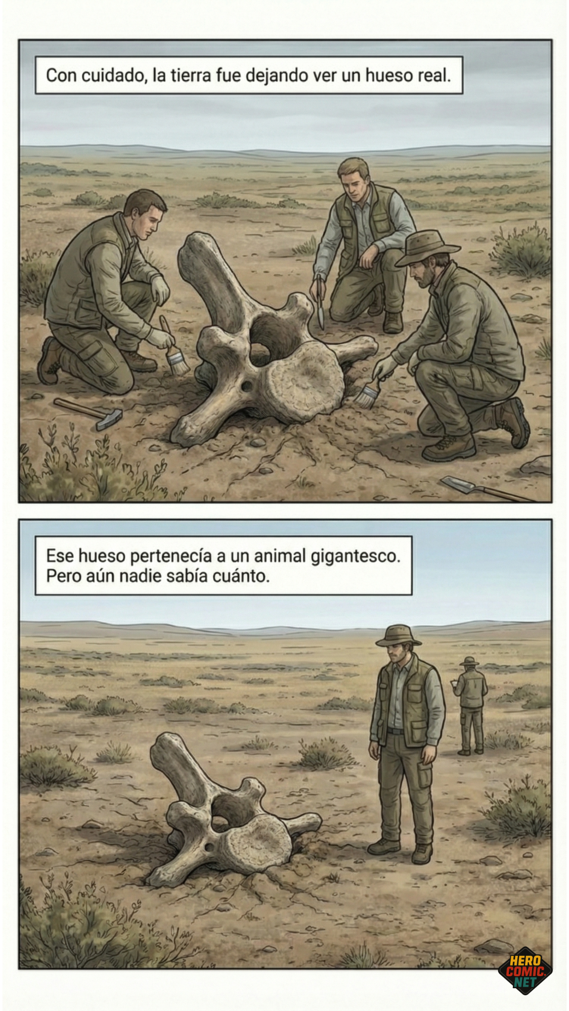 El hueso real - Un animal gigantesco