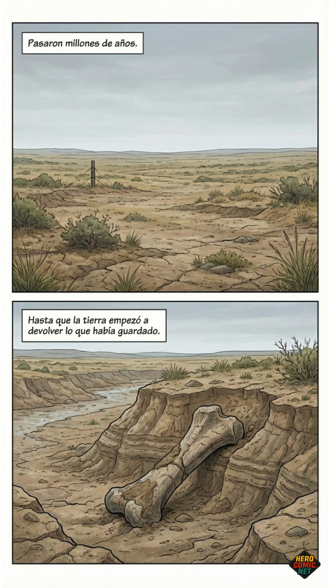 Pasaron millones de años - Los fósiles emergen